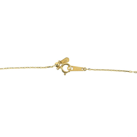 [Pre-owned] K18YG SOUTH SEA PEARL (Black, Golden, White) Pendant Necklace P6-6.9mm D0.12ct 4.6g 45cm