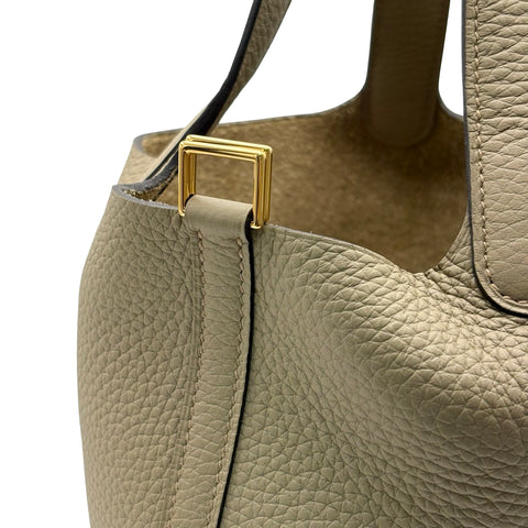 【未使用品】 Hermes エルメス PICOTIN ROCK PM ピコタンPM ハンドバッグ W刻 (2024年) ベージュマルファ トリヨンクレマンス 未使用品 NEW バッグ