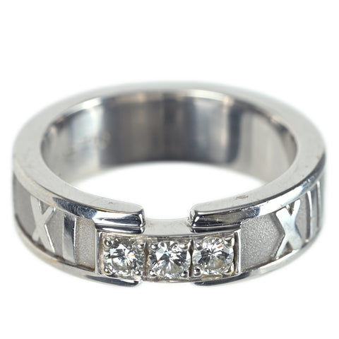 【中古】T＆Co ティファニー K18WGアトラスダイヤモンドリング 6.7g ＃9 ONE PRICE