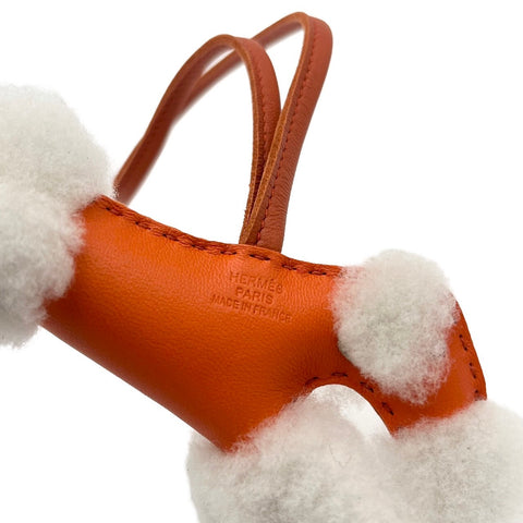 【新品未使用】 Hermes エルメス BUDY CHARM バディチャーム CHARM オレンジ アニョーミロ/メリノウール NEW ORANGE ANYO MIRO/MERINO WOOL