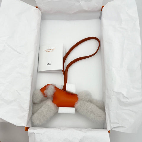 【新品未使用】 Hermes エルメス BUDY CHARM バディチャーム CHARM オレンジ アニョーミロ/メリノウール NEW ORANGE ANYO MIRO/MERINO WOOL