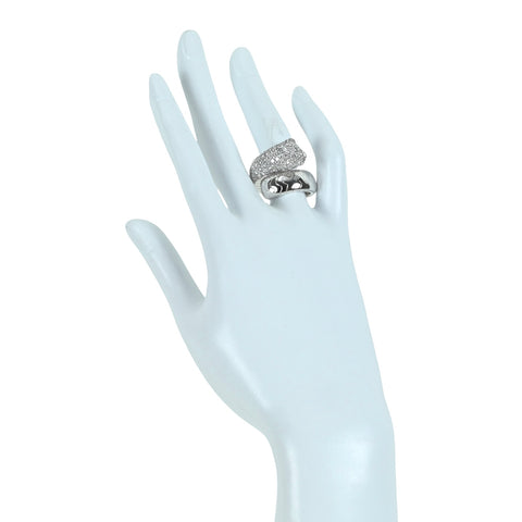 【中古】CARTIER カルティエ K18WG PANTHERE LA CALDA パンテール ラカルダリング  21.6g #54