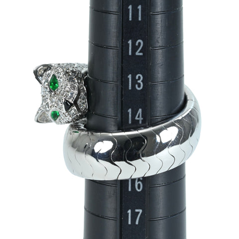 【中古】CARTIER カルティエ K18WG PANTHERE LA CALDA パンテール ラカルダリング  21.6g #54