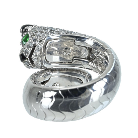 【中古】CARTIER カルティエ K18WG PANTHERE LA CALDA パンテール ラカルダリング  21.6g #54