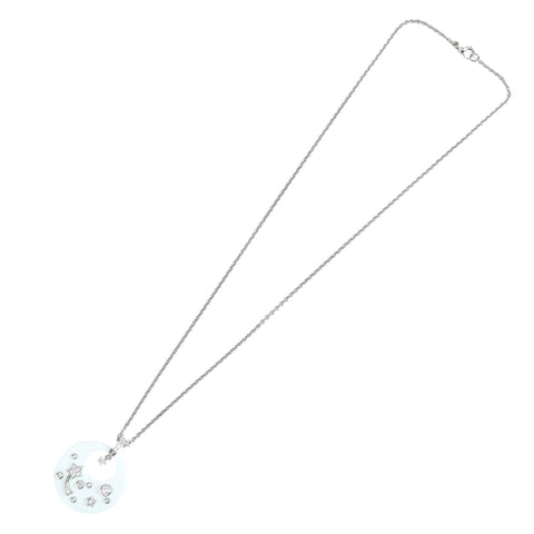 【中古】CHANEL シャネル K18WG/セラミック ダイヤモンド コメットスターネックレス BOX 11.3g  ONE PRICE