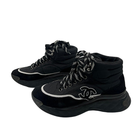 【中古】CHANEL シャネル SNEAKER スニーカー ハイカットスニーカー 36 USED 中古 2020年 靴 レディース