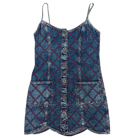 【中古】 CHANEL シャネル DRESS ワンピース デニムワンピース 40 USED 中古 2022 CLOTHES 洋服