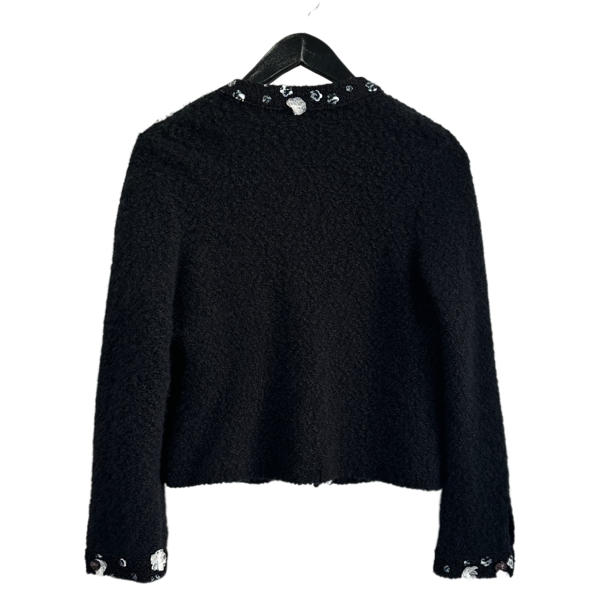 シャネル❤️ジゼル御愛用❤️ジャケット・カーディガン❤️エレガント❤️新品同様 中古】 CHANEL シャネル cardigan カーディガン ジャケット 36 USED