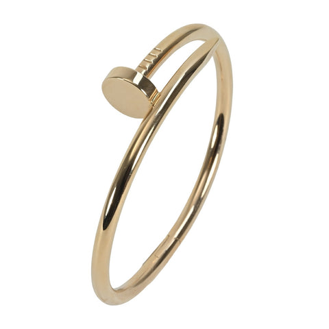 【中古】CARTIER カルティエ K18PG JUSTE UN CLOU  ジュスト アン クル ブレスレット 31.3g
