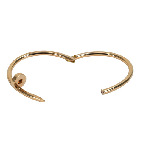【中古】CARTIER カルティエ K18PG JUSTE UN CLOU  ジュスト アン クル ブレスレット 31.3g