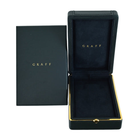 【中古】GRAFF グラフ K18WG ミニバタフライシルエット ダイヤモンド ペンダントネックレス ジュエリー