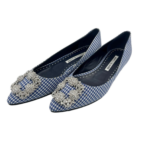 【中古】MANOLO BLAHNIK マノロ ブラニク SHOES シューズ バレエシューズ 36 USED 中古