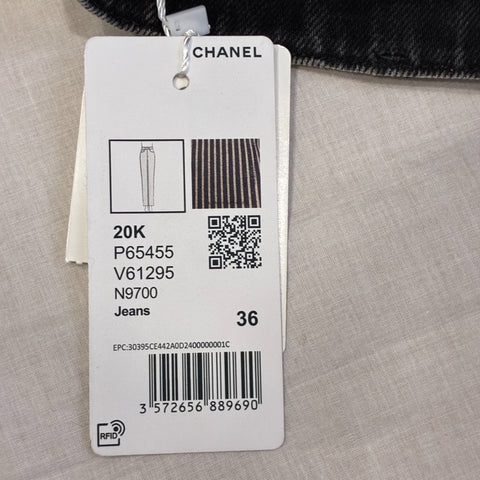 【中古】 CHANEL シャネル pants デニムパンツ 36 USED 中古 2020年 CLOTHES 洋服