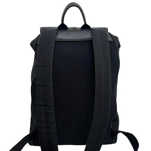 【中古】Christian Dior クリスチャン ディオール BACK PACK バックパック ブラック ナイロン×レザー 中古 USED バッグ