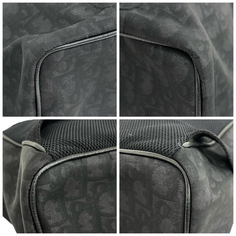 【中古】Christian Dior クリスチャン ディオール BACK PACK バックパック ブラック ナイロン×レザー 中古 USED バッグ