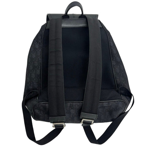 【中古】Christian Dior クリスチャン ディオール BACK PACK バックパック ブラック ナイロン×レザー 中古 USED バッグ