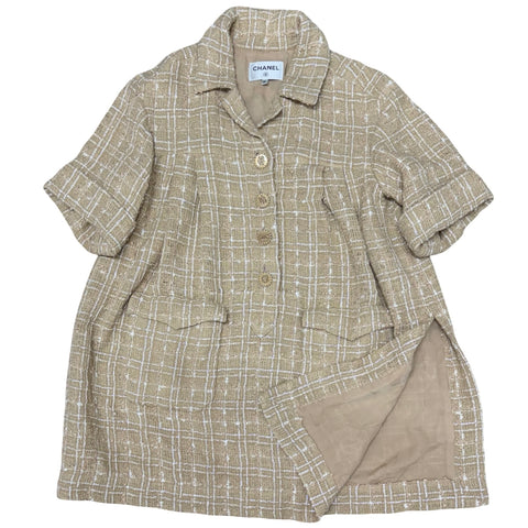 【中古】CHANEL シャネル tweed dress ツイードワンピース ジャケット 36 USED 中古 2019 CLOTHES 洋服