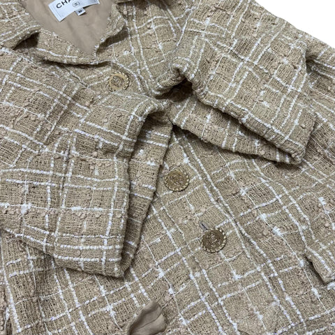 【中古】CHANEL シャネル tweed dress ツイードワンピース ジャケット 36 USED 中古 2019 CLOTHES 洋服