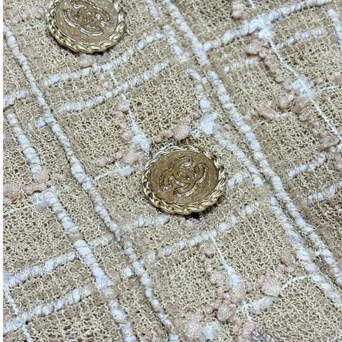 【中古】CHANEL シャネル tweed dress ツイードワンピース ジャケット 36 USED 中古 2019 CLOTHES 洋服