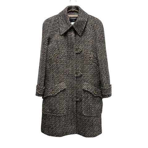 【中古】 CHANEL シャネル COAT コート アウター 40 USED 中古 2001年 CLOTHES 洋服