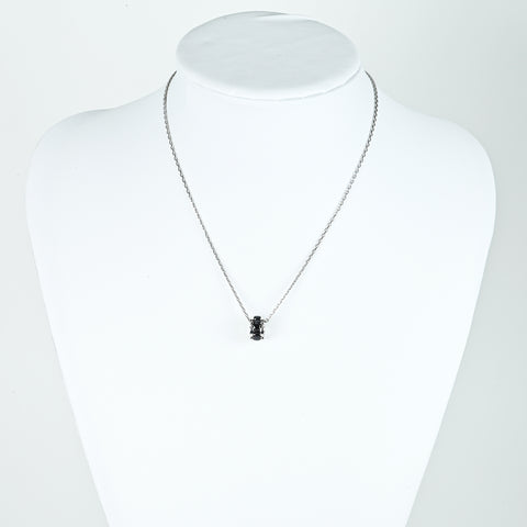 【中古】CHANEL K18WG ULTRA COLLECTION NECKLACE シャネル ウルトラ K18WG ブラックセラミックペンダントネックレス 10.5g