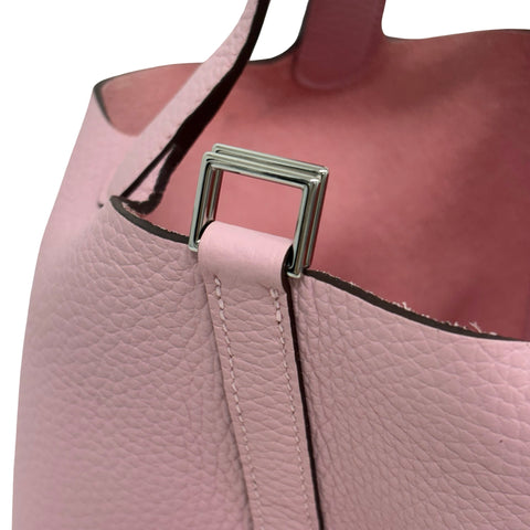 【美品】 Hermes エルメス PICOTIN LOCK PM ピコタンPM ハンドバッグ W刻(2024年) ローズサクラ トリヨンクレマンス 美品 NEW バッグ