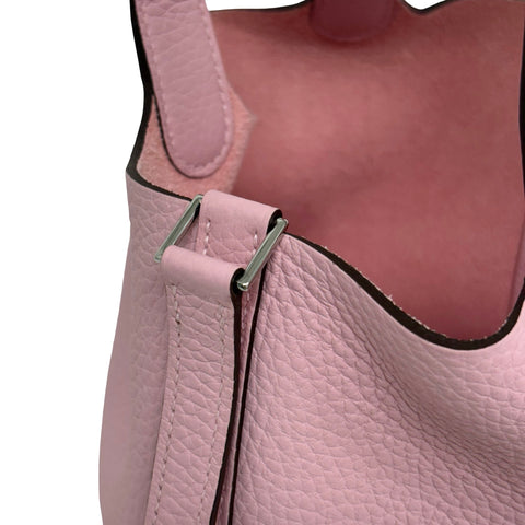 【美品】 Hermes エルメス PICOTIN LOCK PM ピコタンPM ハンドバッグ W刻(2024年) ローズサクラ トリヨンクレマンス 美品 NEW バッグ