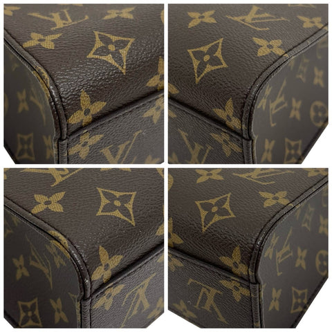 【中古】 LOUIS VUITTON ルイ・ヴィトン SAC PLA サックプラPM ハンドバッグ ICチップ モノグラム キャンバス 中古 MONOGRAM CANVAS USED バッグ