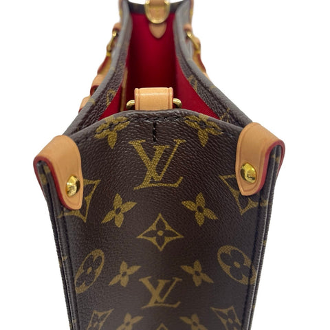 【中古】 LOUIS VUITTON ルイ・ヴィトン SAC PLA サックプラPM ハンドバッグ ICチップ モノグラム キャンバス 中古 MONOGRAM CANVAS USED バッグ