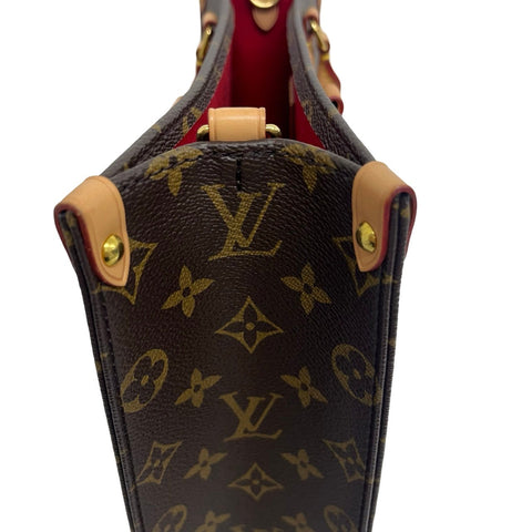 【中古】 LOUIS VUITTON ルイ・ヴィトン SAC PLA サックプラPM ハンドバッグ ICチップ モノグラム キャンバス 中古 MONOGRAM CANVAS USED バッグ