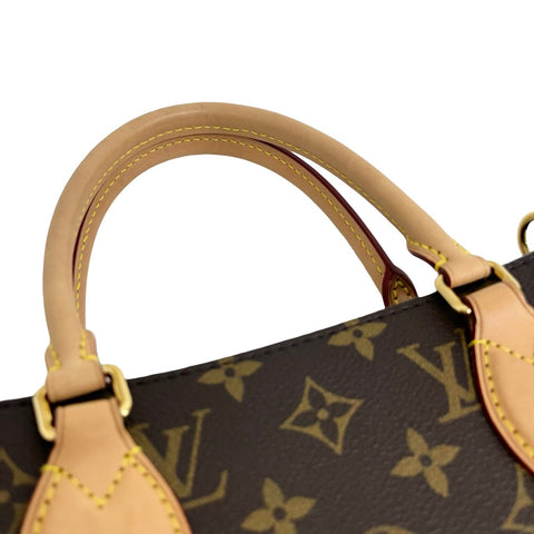 【中古】 LOUIS VUITTON ルイ・ヴィトン SAC PLA サックプラPM ハンドバッグ ICチップ モノグラム キャンバス 中古 MONOGRAM CANVAS USED バッグ