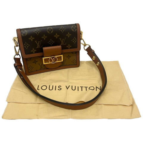 【中古】 LOUIS VUITTON ルイ・ヴィトン DAUPHINE MINI ドフィーヌミニ ショルダーバッグ ICチップ(2021年～) モノグラム キャンバス 中古 USED バッグ