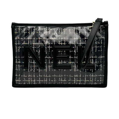 【中古】 CHANEL シャネル CLUTCH BAG クラッチバッグ 27番台(2018-2019年) ブラック カーフスキン USED   バッグ