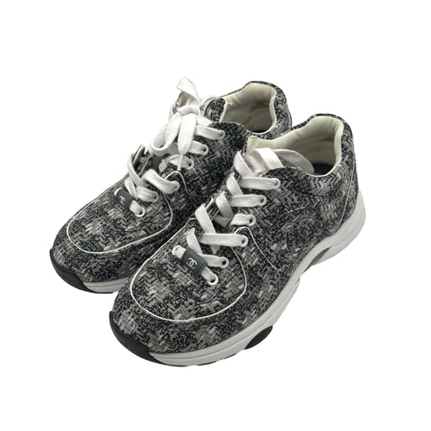 【中古】 CHANEL シャネル SHOES ツイード スニーカー 36 USED 中古 2024年 靴