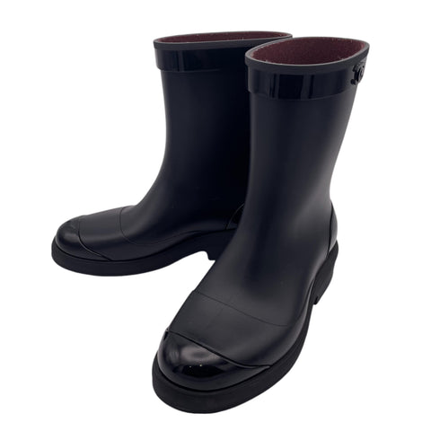 【中古】CHANEL シャネル SHOES レインブーツ 36 USED 中古 SHOES 靴