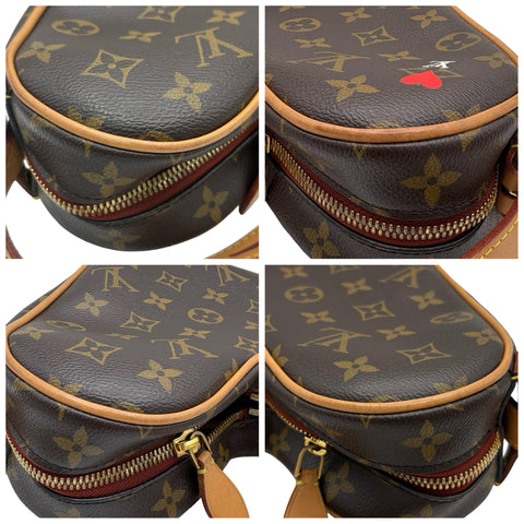 【中古】 LOUIS VUITTON ルイ・ヴィトン ハート型  ショルダーバッグ モノグラム キャンバス 中古 USED バッグ