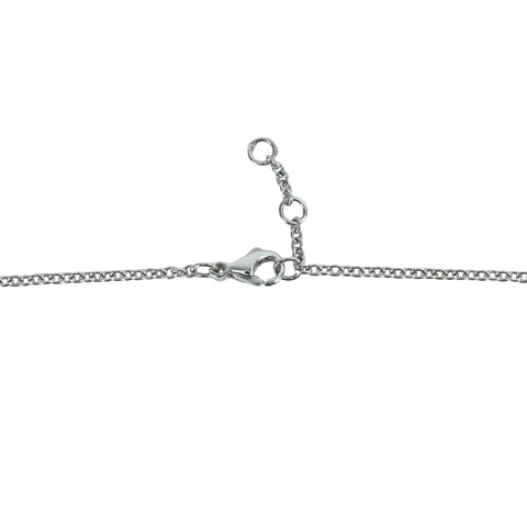 【中古】CHANEL シャネル K18WG DIAMOND カメリア ダイヤモンドペンダントネックレス 12.9g