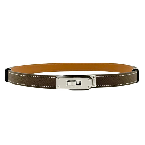 [Brand new, unused] Hermes BELT KELLY, accessory, belt etoupe, Epsom, brand new, women's, gift 