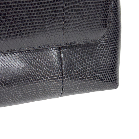 【中古】 CHANEL シャネル COCO HANDLE BAG ココハンドル ショルダーバッグ 21番台(2016年) ブラック リザード USED USED バッグ