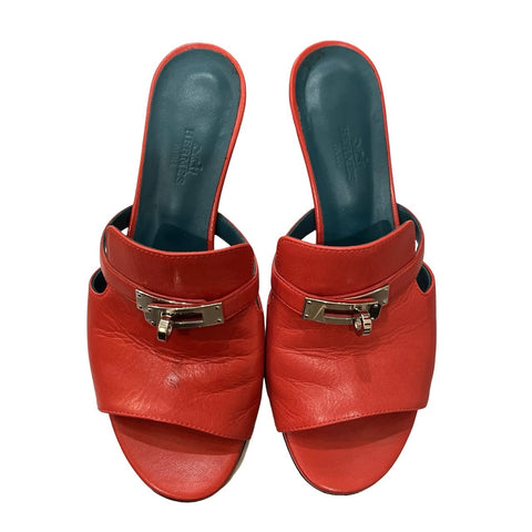 【中古】 Hermes エルメス SANDAL サンダル 37 USED 中古 靴 レディース