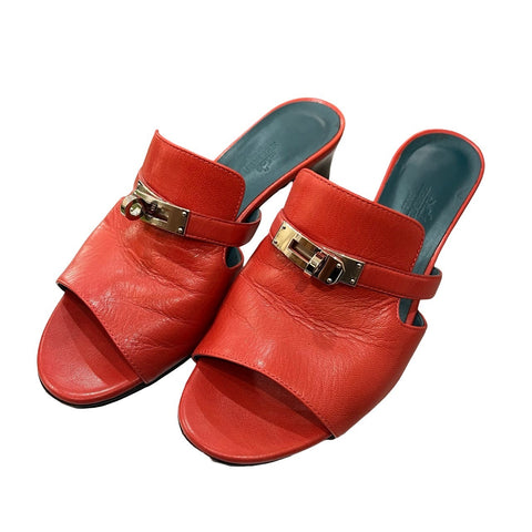 【中古】 Hermes エルメス SANDAL サンダル 37 USED 中古 靴 レディース