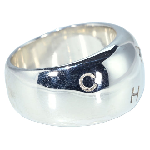 【中古】CHANEL シャネル SV RING シャネル ロゴリング 16.0g #15