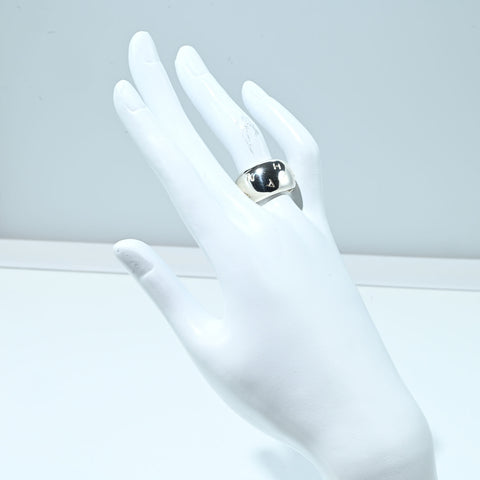 【中古】CHANEL シャネル SV RING シャネル ロゴリング 16.0g #15