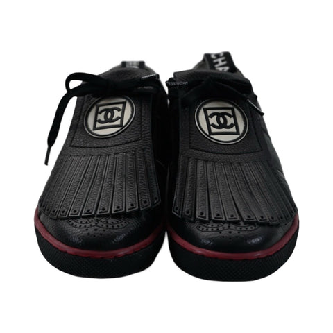 【中古】CHANEL シャネル SNEAKERS スニーカー 靴 37.5 USED 中古 SHOES