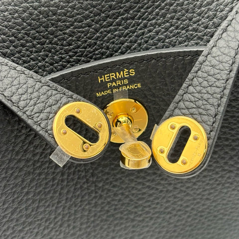 【未使用】Hermes エルメス MINI LINDY ミニリンディ ショルダーバッグ W刻(2024年) ブラック トリヨン 未使用 BLACK CLEMENCE NEW バッグ