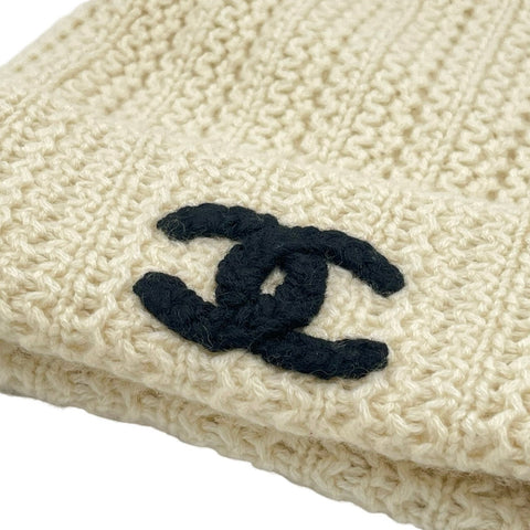 [Used] CHANEL Chanel knit hat, hat, apparel, accessories, USED, second-hand, men's, women's 