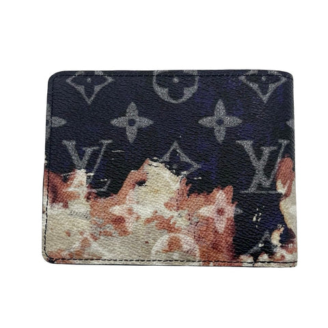 【中古】 LOUIS VUITTON ルイ・ヴィトン Multiple Wallet  ポルトフォイユ・ミュルティプル M82827 財布 モノグラム・ブリーチ キャンバス 中古 MONOGRAM BLEACH CANVAS