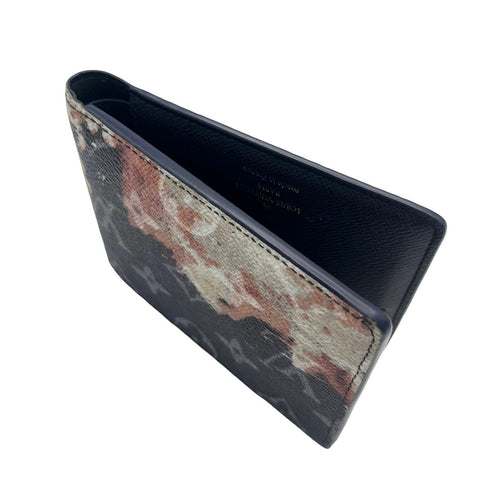 【中古】 LOUIS VUITTON ルイ・ヴィトン Multiple Wallet  ポルトフォイユ・ミュルティプル M82827 財布 モノグラム・ブリーチ キャンバス 中古 MONOGRAM BLEACH CANVAS