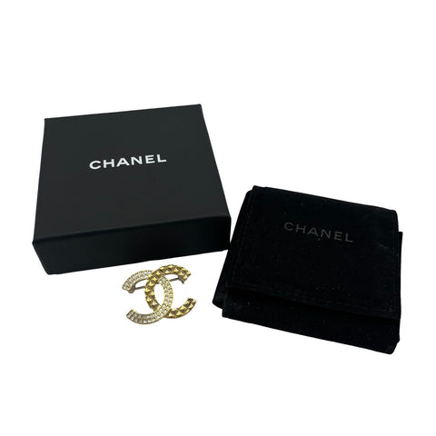 【中古】 CHANEL シャネル BROOCH ブローチ 小物 GP 中古