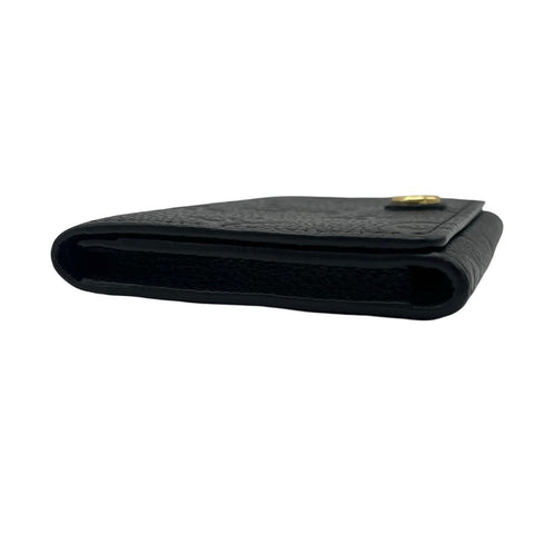 【中古】 LOUIS VUITTON ルイ・ヴィトン Card Holder カードホルダー M58456 小物 ブラック レザー 中古 BLACK LEATHER メンズ レディース